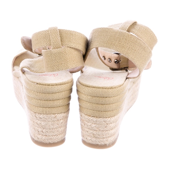 Castaner Tan Albani Espadrille Wedges Size 8 New - Picture 5 of 6